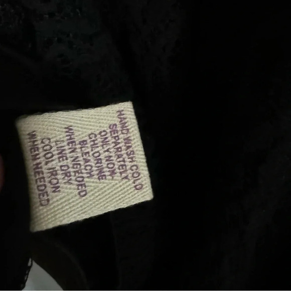 ALTAR’D STATE Black Lace Halter Neck Sleeveless Dress with Mesh Inserts Size XS - Picture 9 of 9